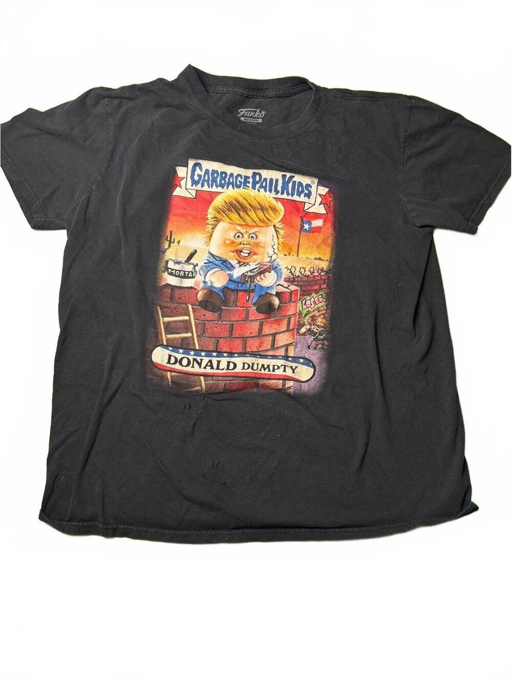 FunkoGarbage PailKids Donald Dumpty Trump Shirt M Distressed